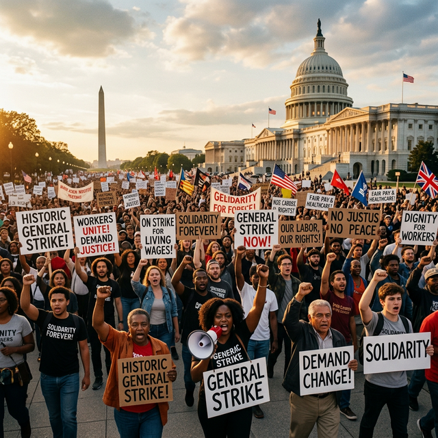 La Primera Huelga General en 80 Años: La Resistencia Civil contra el Gobierno de Trump